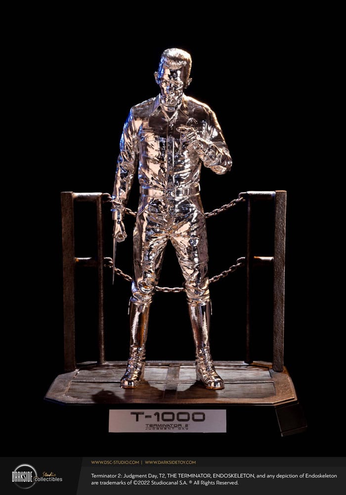 Terminator 2 Judgement Day Estatua Premium 1/3 T-1000 Liquid Metal 30th Anniversary Edition 70 cm - Z POP Toys