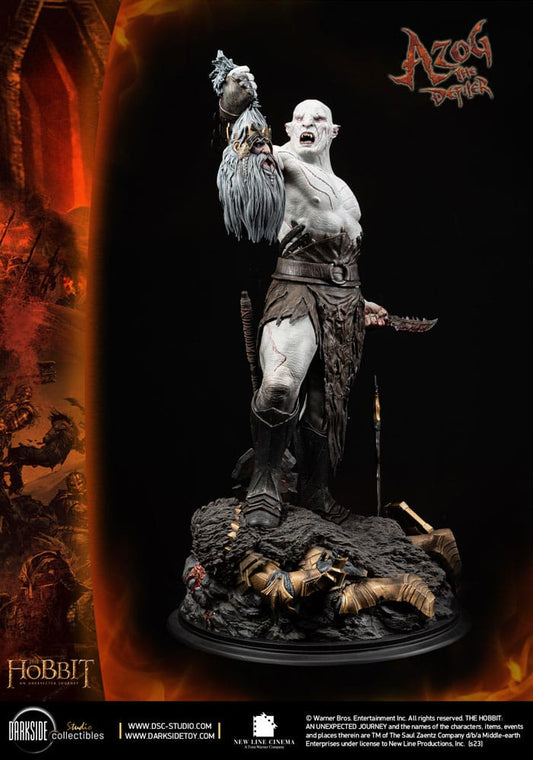 El Hobbit Un Viaje Estatua 1/4 QS Series Azog The Defiler John Howe Signature Edition Edition 68 cm - Z POP Toys