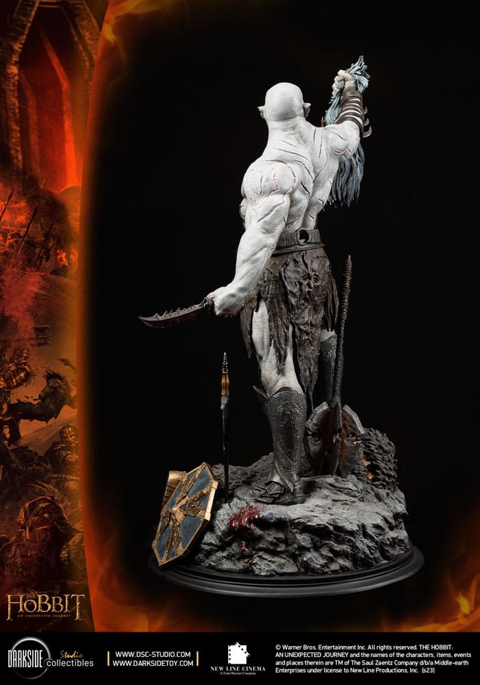 El Hobbit Un Viaje Estatua 1/4 QS Series Azog The Defiler John Howe Signature Edition Edition 68 cm - Z POP Toys