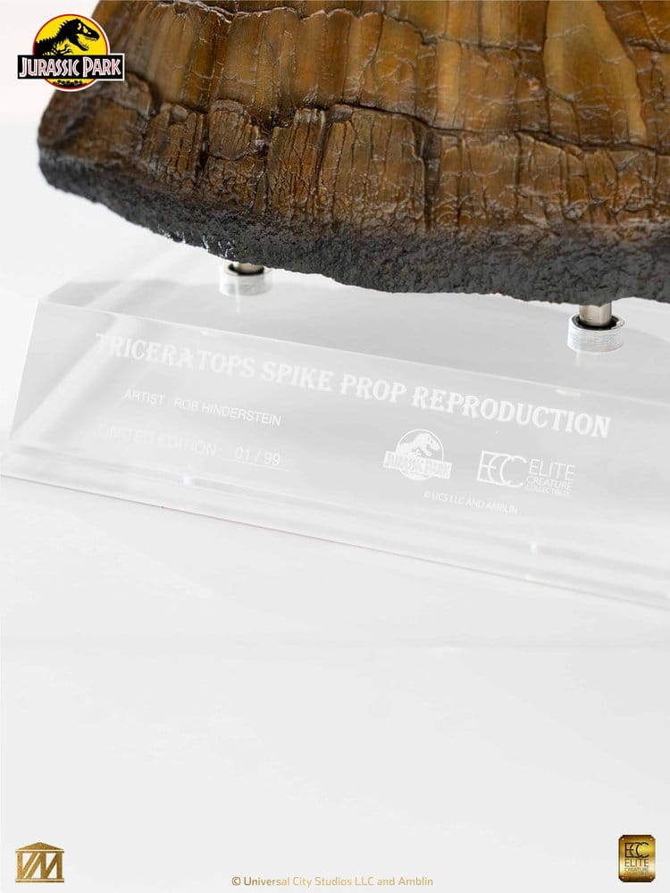 Jurassic Park Estatua Triceratops Spike Prop (Reproduction) 19 cm