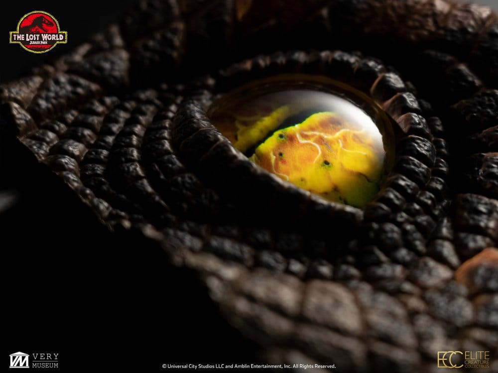 The Lost World: Jurassic Park Réplica Male Velociraptor Eye Prop 23 cm