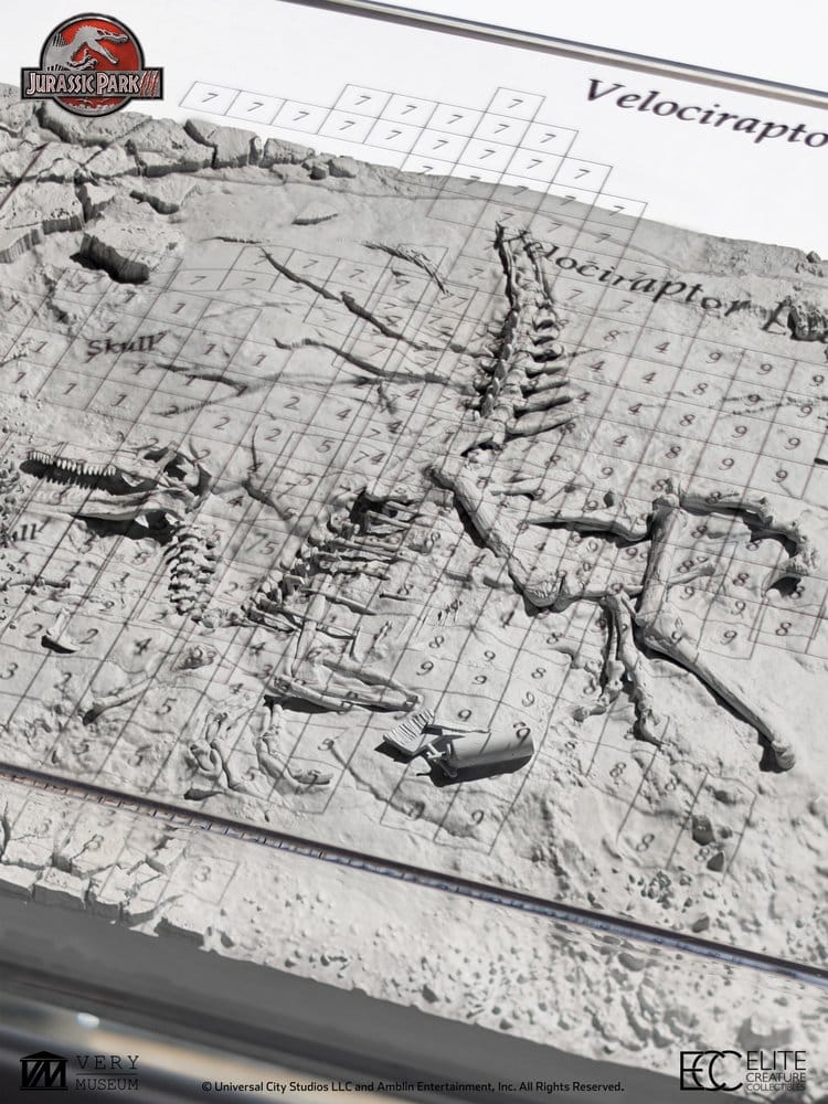 Parque Jurásico III Mapa de excavación Velociraptor 27 cm