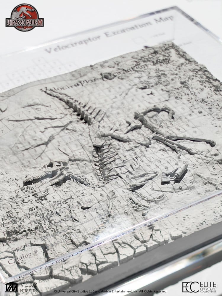 Parque Jurásico III Mapa de excavación Velociraptor 27 cm