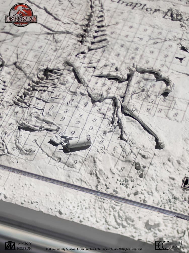 Parque Jurásico III Mapa de excavación Velociraptor 27 cm