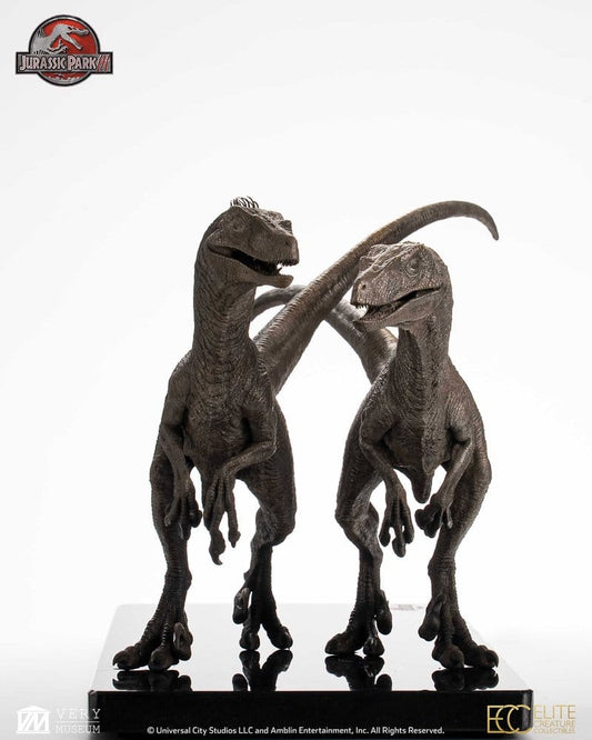 Jurassic Park Estatua 1/8 Pair of Velociraptors 30 cm