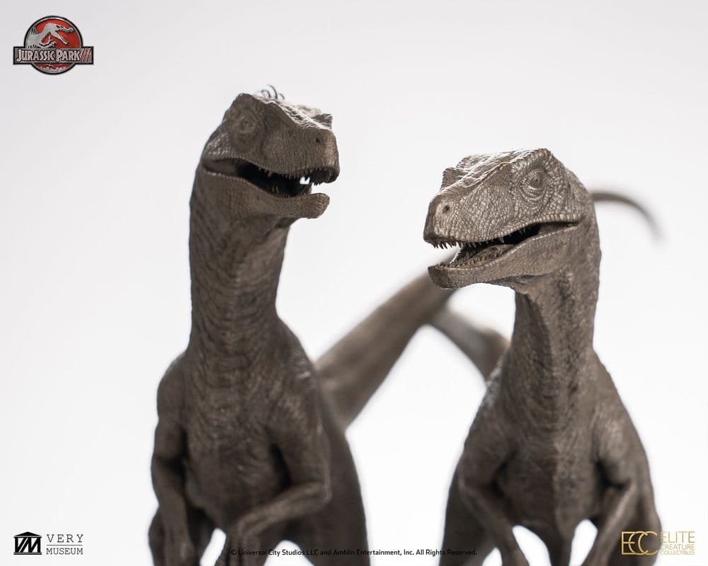 Jurassic Park Estatua 1/8 Pair of Velociraptors 30 cm