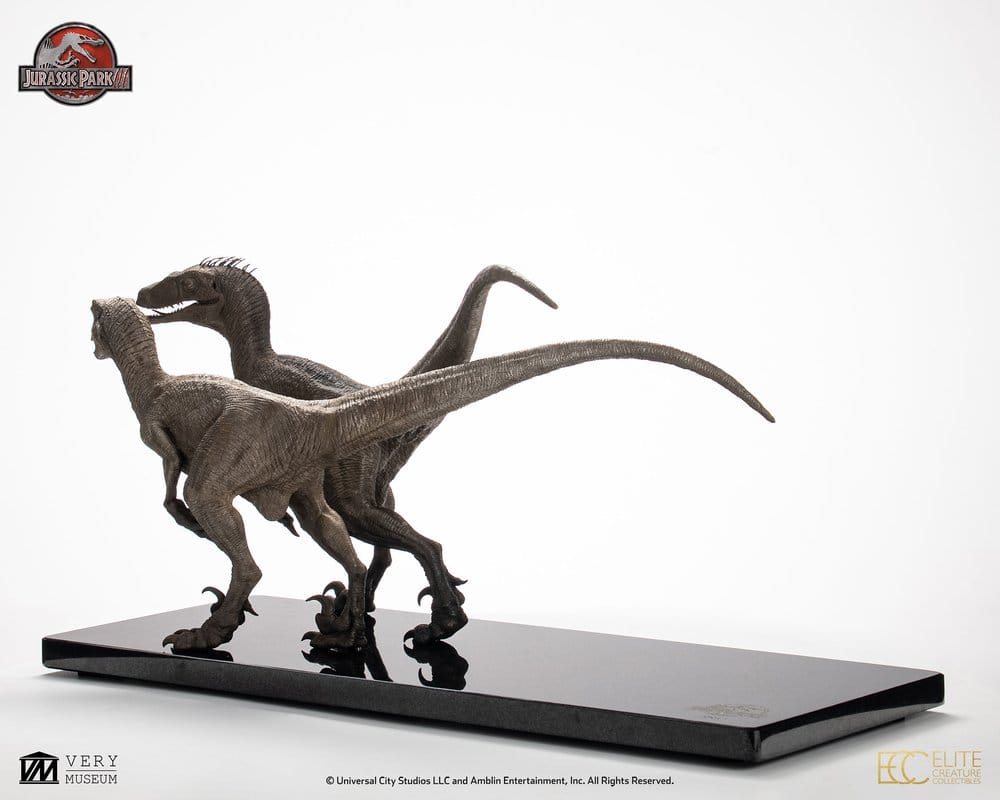 Jurassic Park Estatua 1/8 Pair of Velociraptors 30 cm