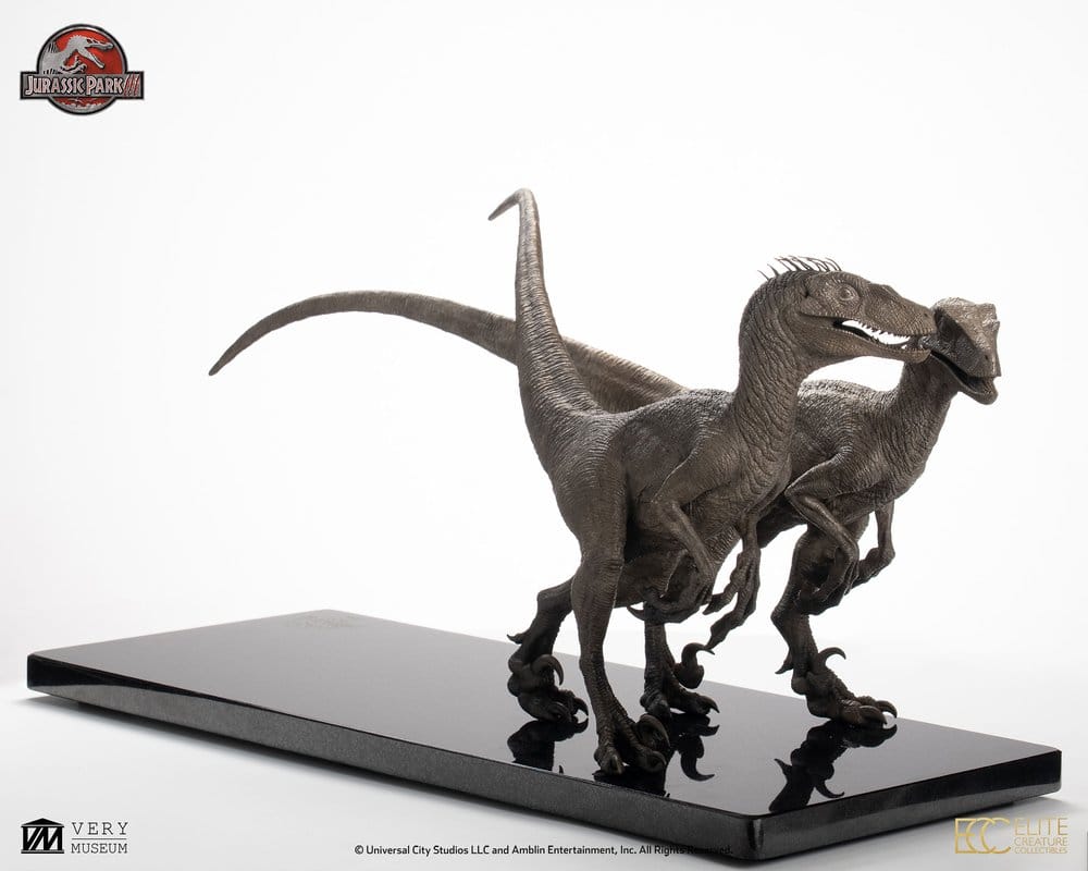 Jurassic Park Estatua 1/8 Pair of Velociraptors 30 cm