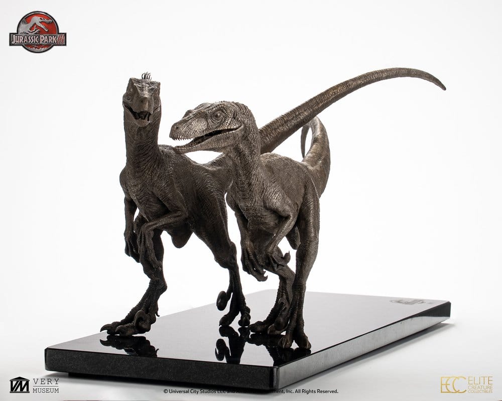 Jurassic Park Estatua 1/8 Pair of Velociraptors 30 cm