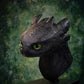 Cómo entrenar a tu dragón Life Size Busto Toothless (Desdentado) 66 cm