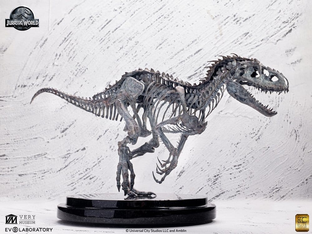 Jurassic World Estatua 1/24 Indominus Rex Skeleton Bronze 24 cm