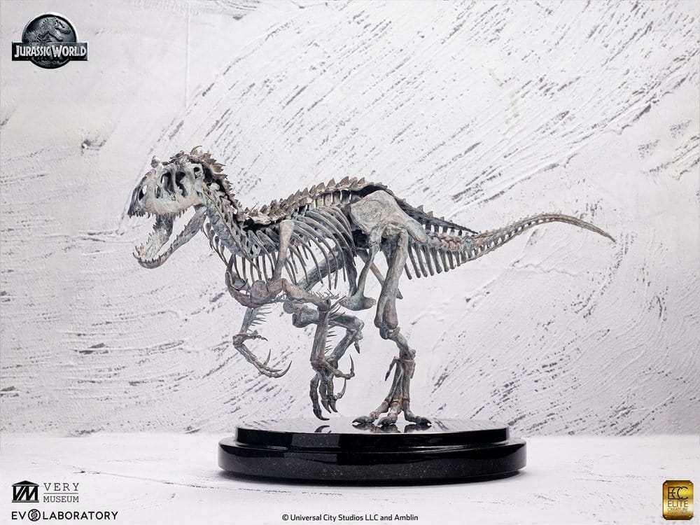 Jurassic World Estatua 1/24 Indominus Rex Skeleton Bronze 24 cm