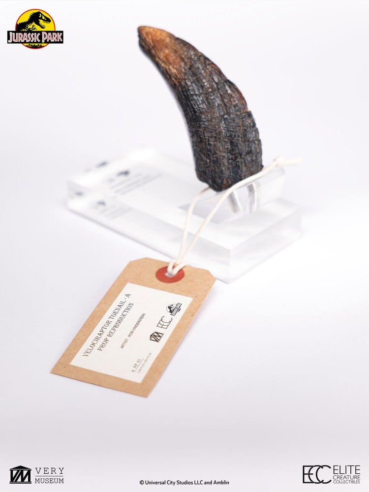 Jurassic Park 1/1 Réplica Velociraptor Toenail Type A 11 cm