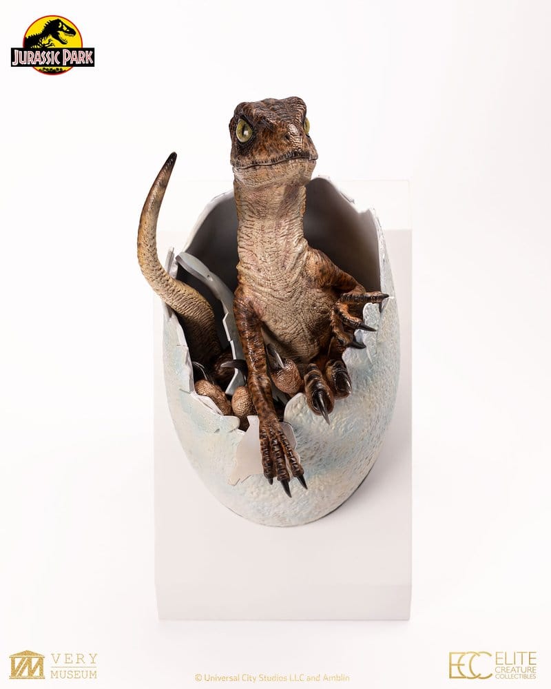 Jurassic Park Réplica Velociraptor Hatching Egg 24 cm