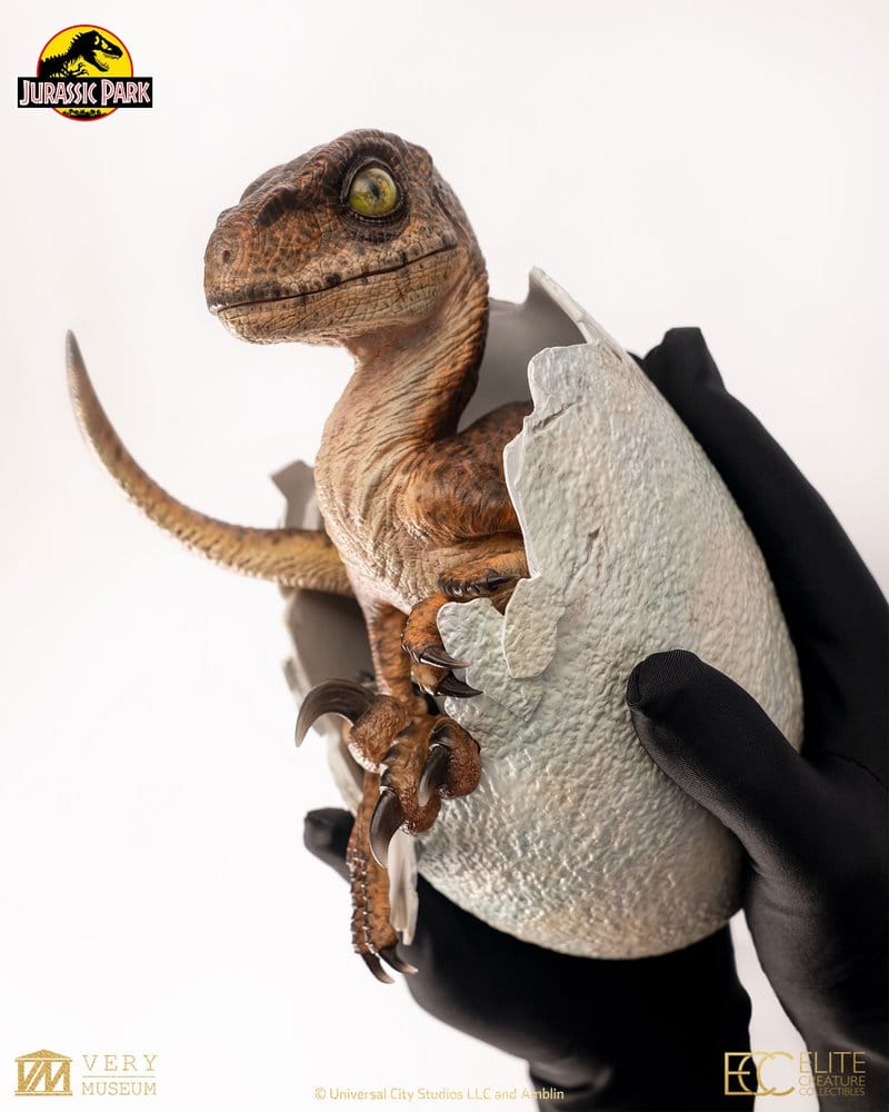Jurassic Park Réplica Velociraptor Hatching Egg 24 cm