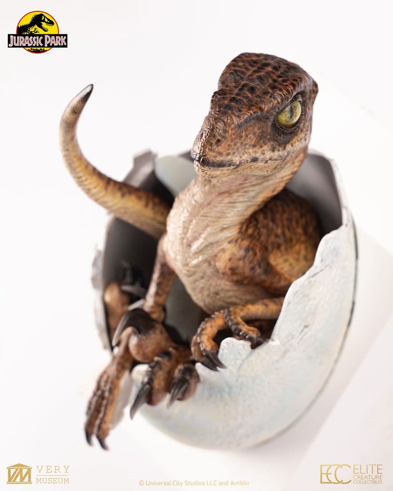 Jurassic Park Réplica Velociraptor Hatching Egg 24 cm