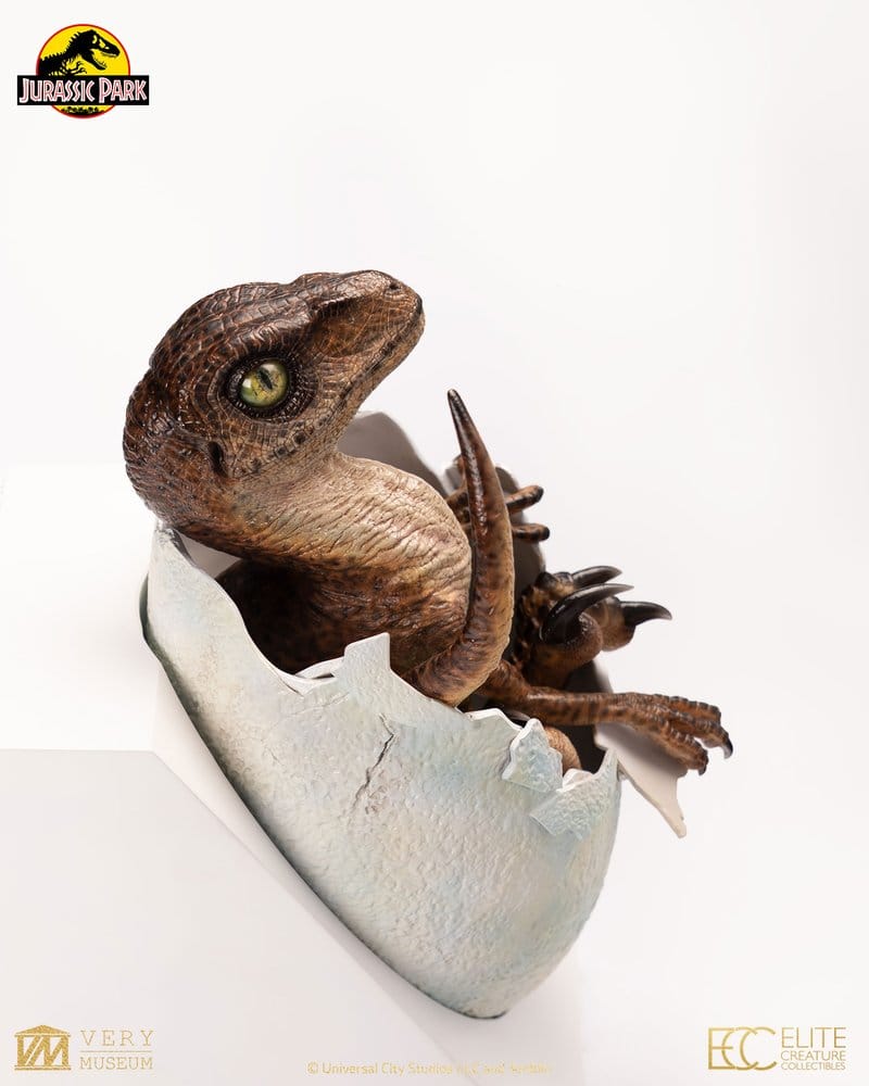 Jurassic Park Réplica Velociraptor Hatching Egg 24 cm