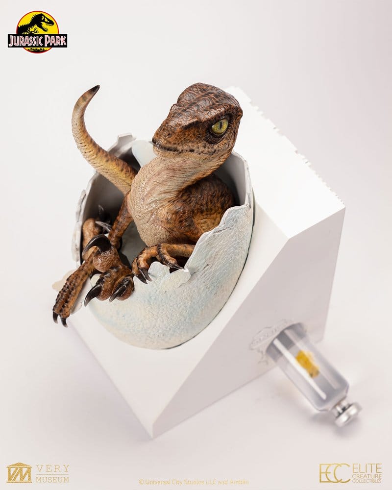 Jurassic Park Réplica Velociraptor Hatching Egg 24 cm