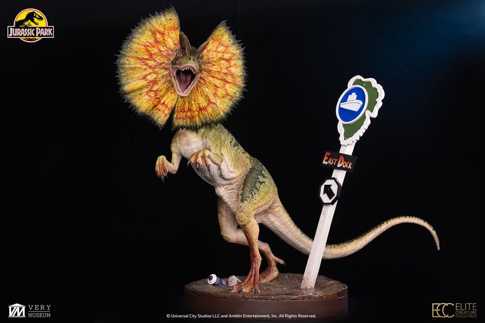 Parque Jurásico Maquette 1/3 Dilophosaurus 62 cm