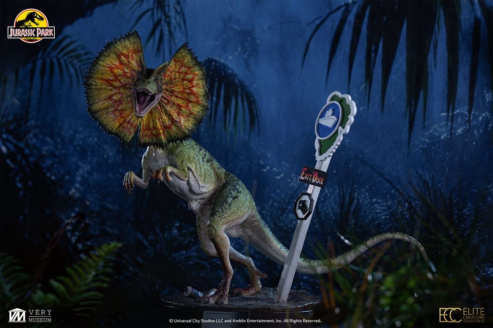 Parque Jurásico Maquette 1/3 Dilophosaurus 62 cm