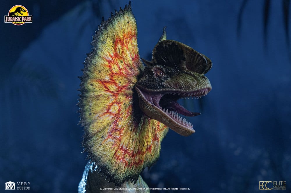 Parque Jurásico Maquette 1/3 Dilophosaurus 62 cm