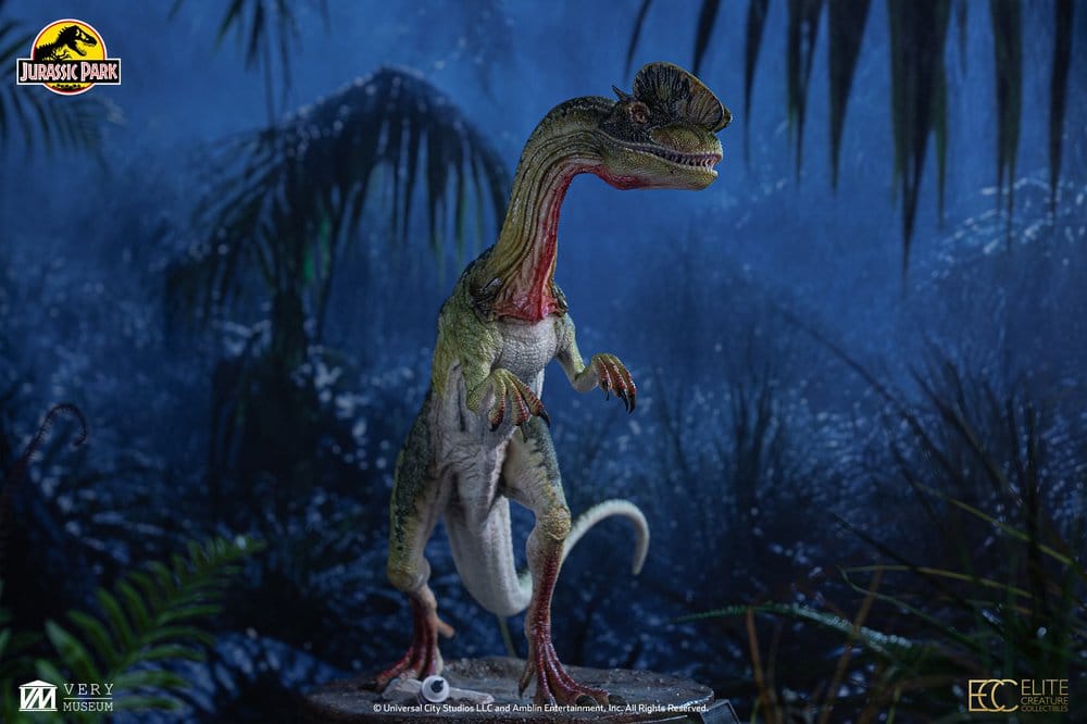 Parque Jurásico Maquette 1/3 Dilophosaurus 62 cm