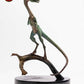 Jurassic Park 2: el mundo perdido Estatua 2/3 Compsognathus Bronze 28 cm