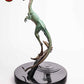 Jurassic Park 2: el mundo perdido Estatua 2/3 Compsognathus Bronze 28 cm