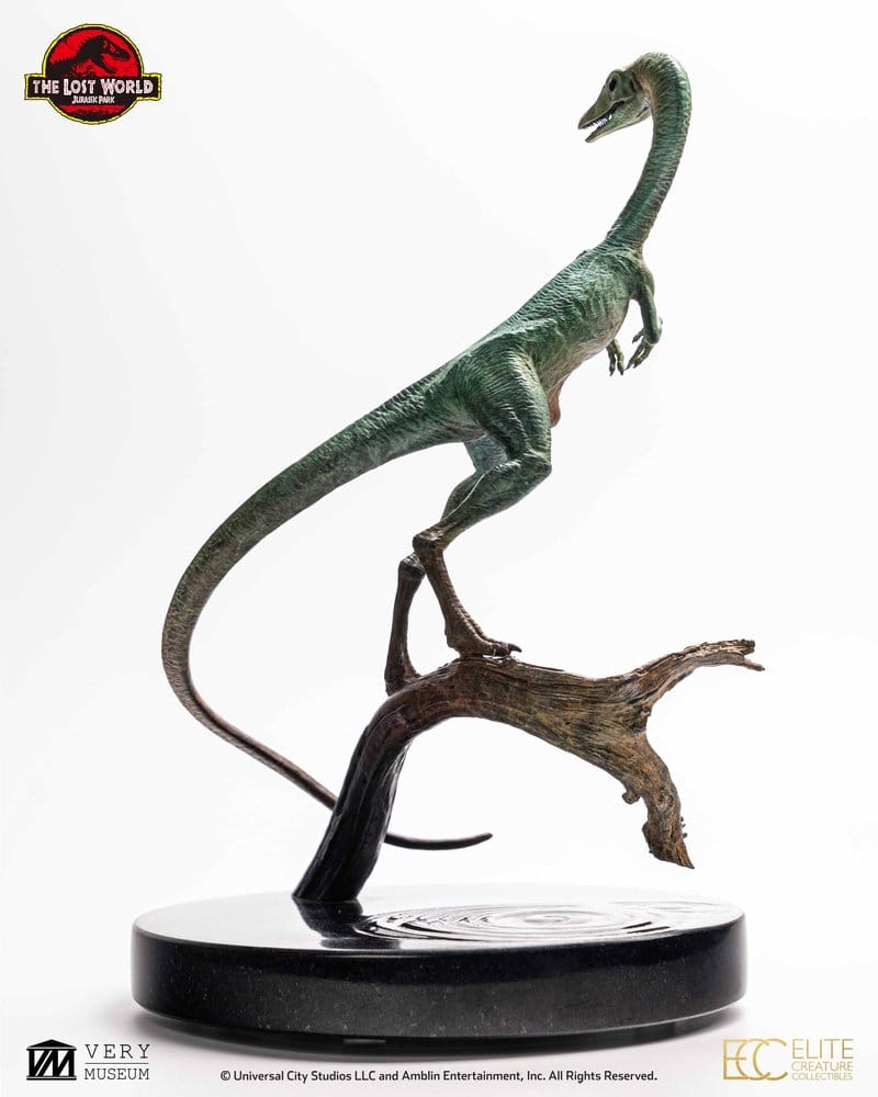 Jurassic Park 2: el mundo perdido Estatua 2/3 Compsognathus Bronze 28 cm