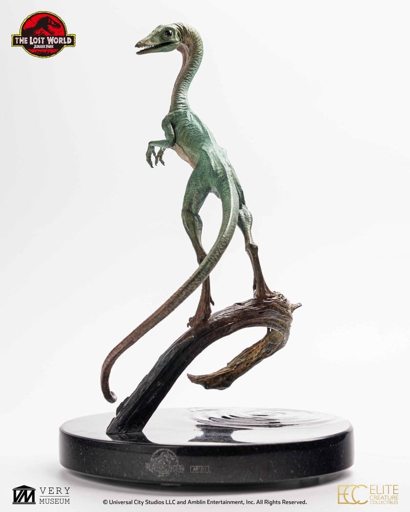 Jurassic Park 2: el mundo perdido Estatua 2/3 Compsognathus Bronze 28 cm