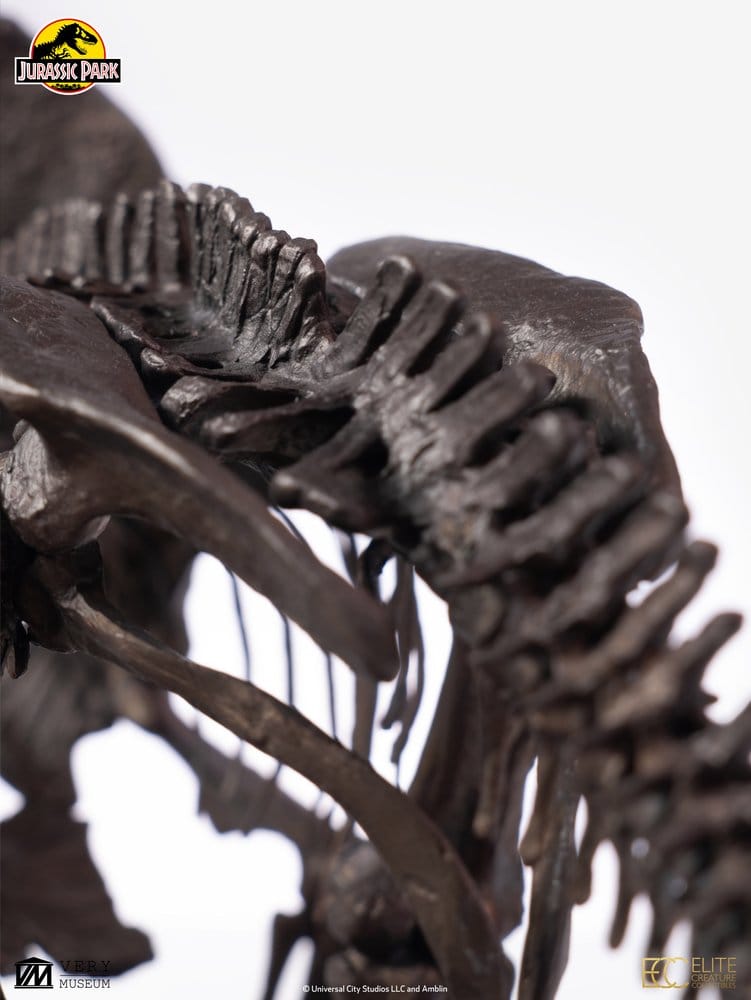 Parque Jurásico Estatua 1/24 Triceratops Fossil Skeleton Bronze 35 cm