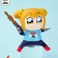 Pop Team Epic Pack de 2 Figuras Vinyl Chibi Creature POPUKO & PIPIMI: Skeleton Competition Ver.
