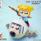 Pop Team Epic Pack de 2 Figuras Vinyl Chibi Creature POPUKO & PIPIMI: Skeleton Competition Ver.