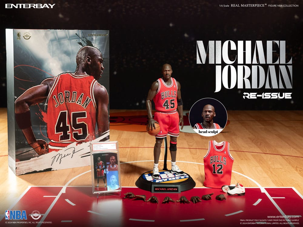 NBA Collection Figura Real Masterpiece 1/6 Michael Jordan I'm Back Edition Limited 30 cm - Z POP Toys