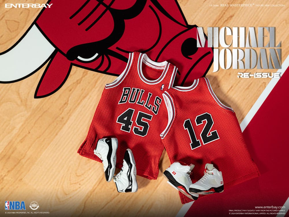 NBA Collection Figura Real Masterpiece 1/6 Michael Jordan I'm Back Edition Limited 30 cm - Z POP Toys