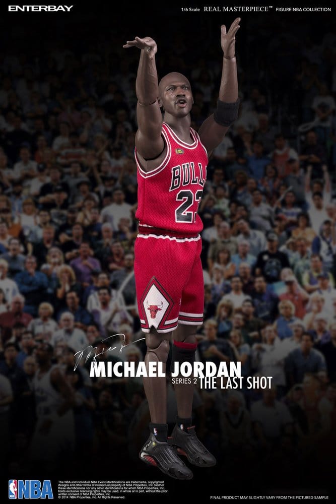 NBA Collection Figura Real Masterpiece 1/6 Michael Jordan Series 2 (Road Jersey Edition) 33 cm
