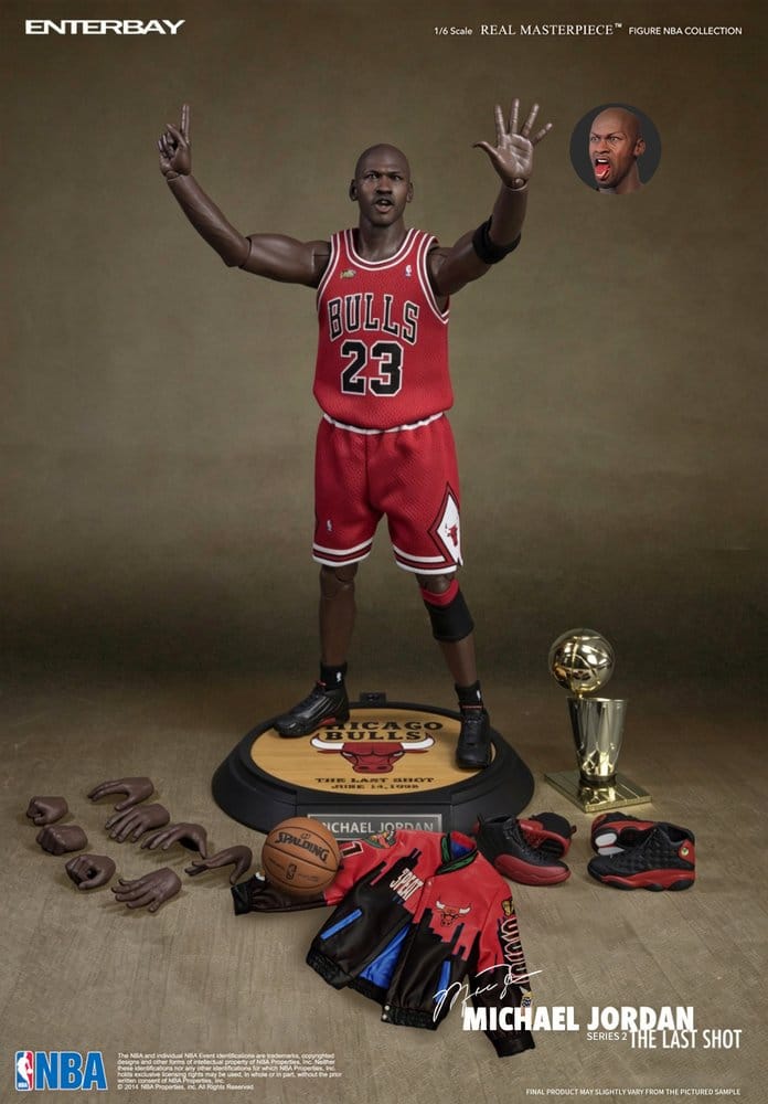 NBA Collection Figura Real Masterpiece 1/6 Michael Jordan Series 2 (Road Jersey Edition) 33 cm