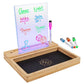 Enhance Tabletop Tablero de escritura LED y bandeja de dados Transparente