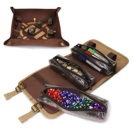 Enhance Juego de mesa Canvas Bolsa para dados