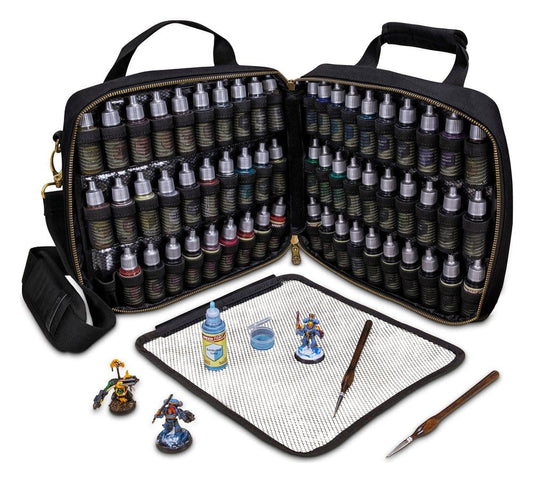 Enhance Maletín para Pintura de Miniaturas Negro
