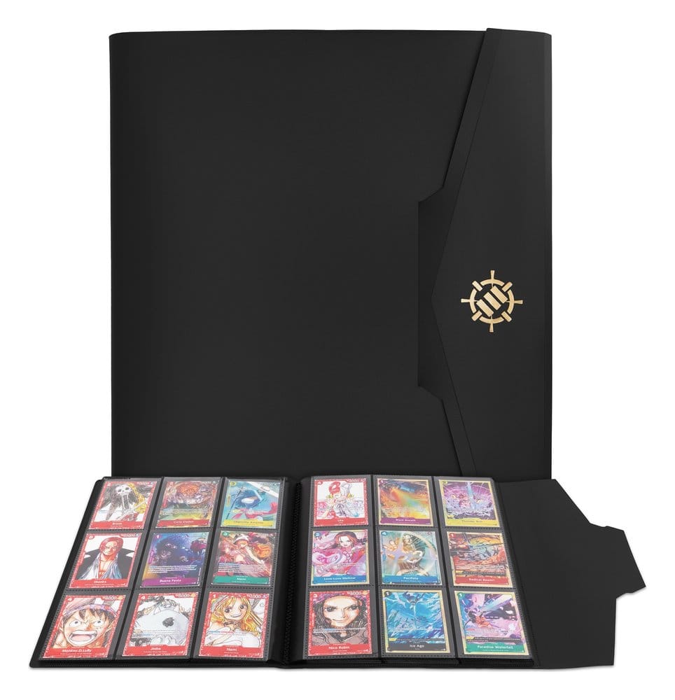 Enhance Binder Archivador de Cartas de 9 Bolsillos Negro 30 x 25 x 3 cm