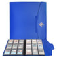 Enhance Binder Álbum de Cartas de 9 Bolsillos Azul 30 x 25 x 3 cm