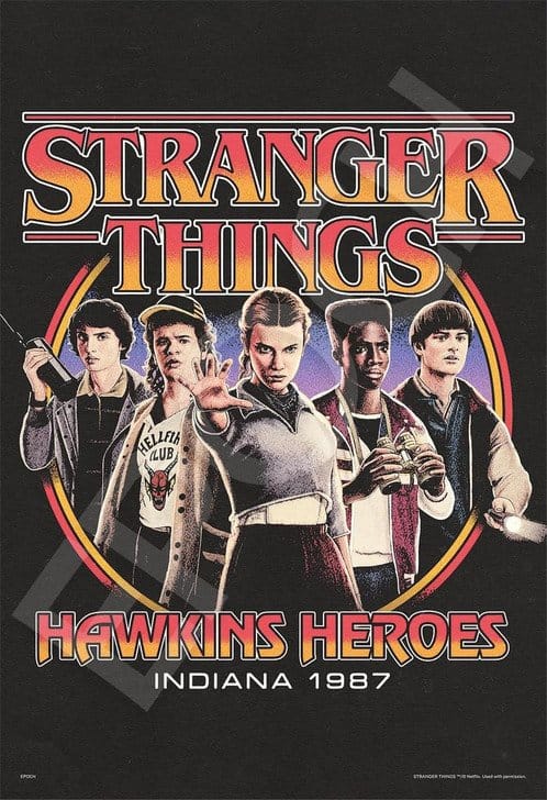 Stranger Things Rompecabezas de 1000 piezas Hawkins Heroes