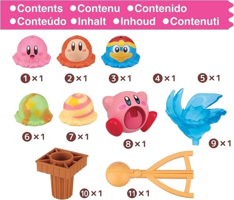 Kirby juego Ice Cream Stacking Tower