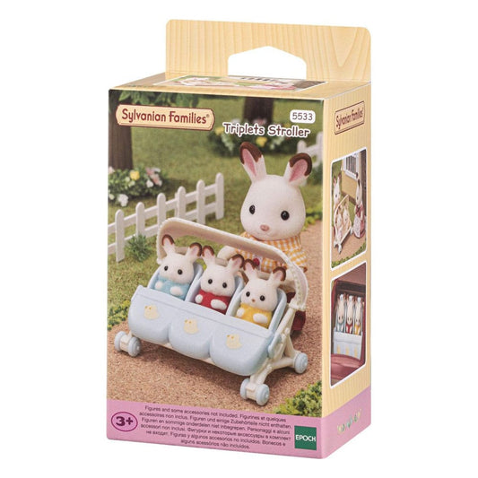 Sylvanian Families: Carrito de Trillizos