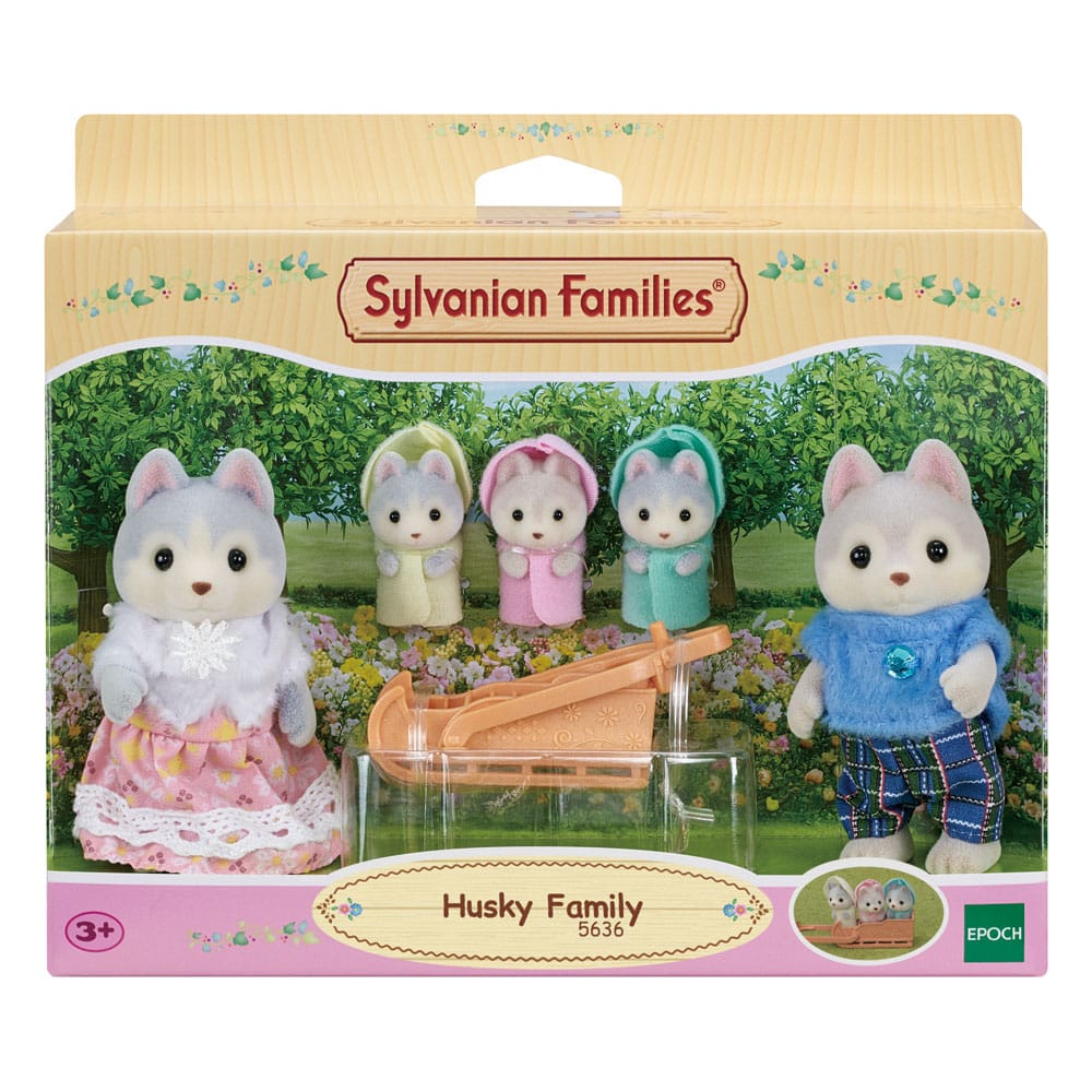 Sylvanian Families: Familia Husky Figura 8 cm