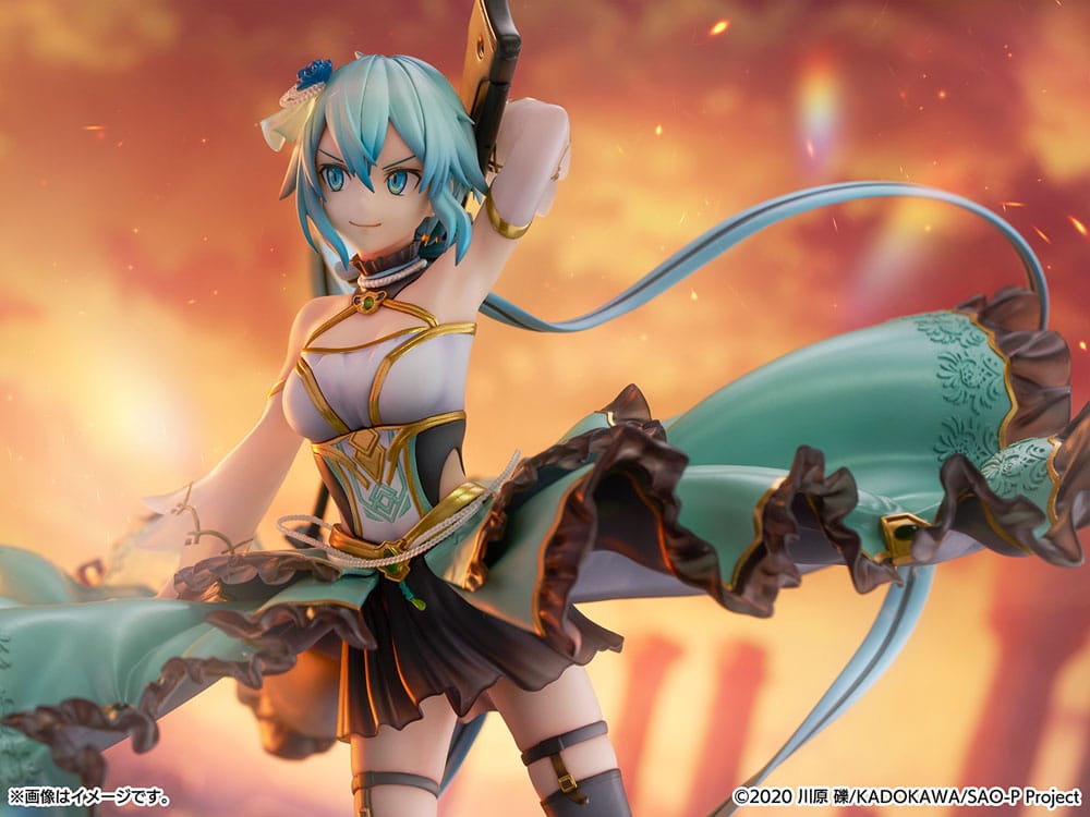 Sword Art Online PVC SHIBUYA SCRAMBLE FIGURE 1/7 Sinon Crystal Dress Ver. 29 cm