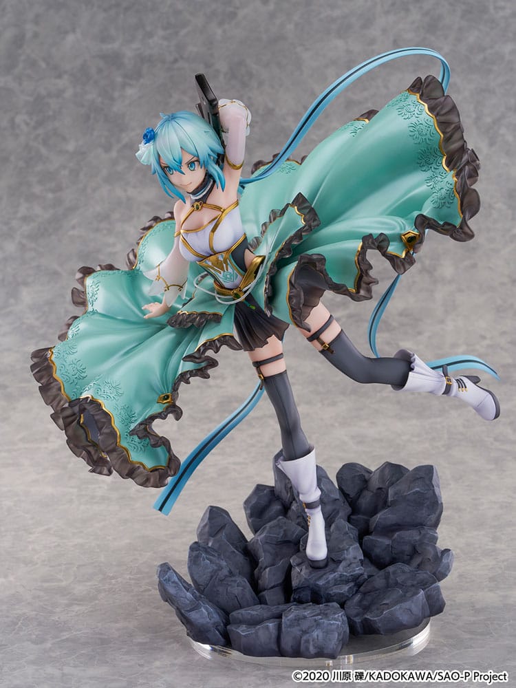 Sword Art Online PVC SHIBUYA SCRAMBLE FIGURE 1/7 Sinon Crystal Dress Ver. 29 cm