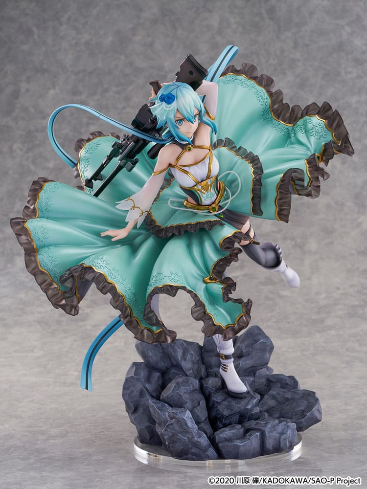 Sword Art Online PVC SHIBUYA SCRAMBLE FIGURE 1/7 Sinon Crystal Dress Ver. 29 cm