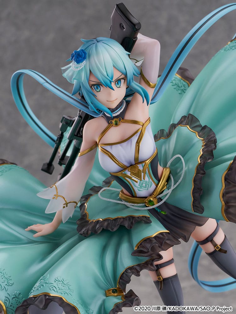 Sword Art Online PVC SHIBUYA SCRAMBLE FIGURE 1/7 Sinon Crystal Dress Ver. 29 cm